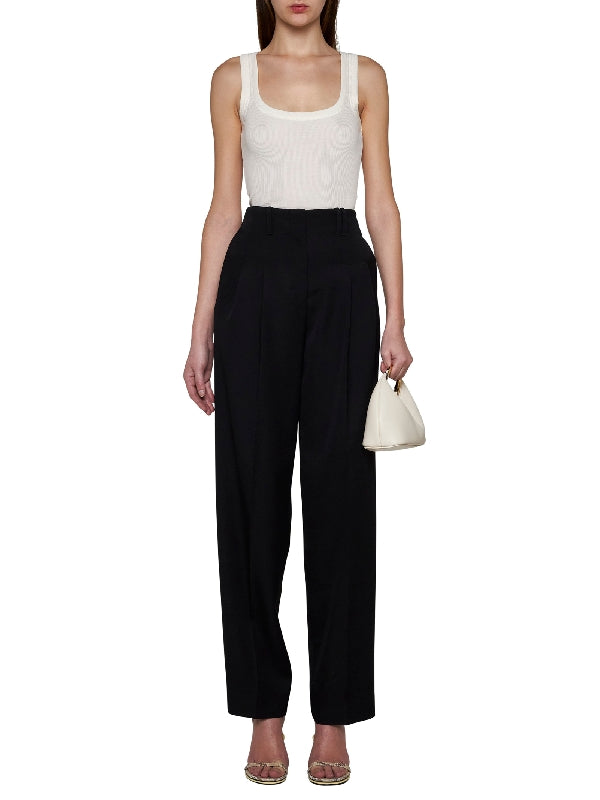 TITOLO Pleated Wool Pants