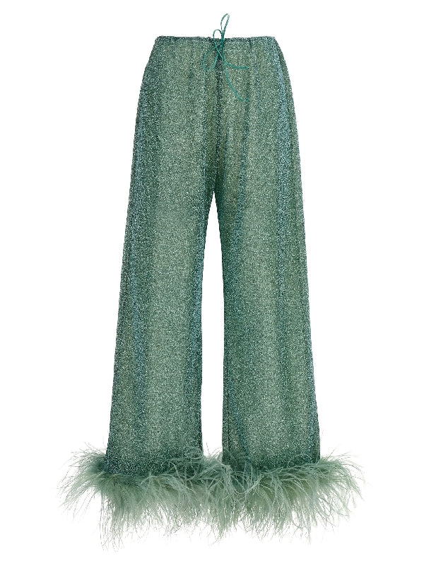 Lumiere
  Feather Hem Pants