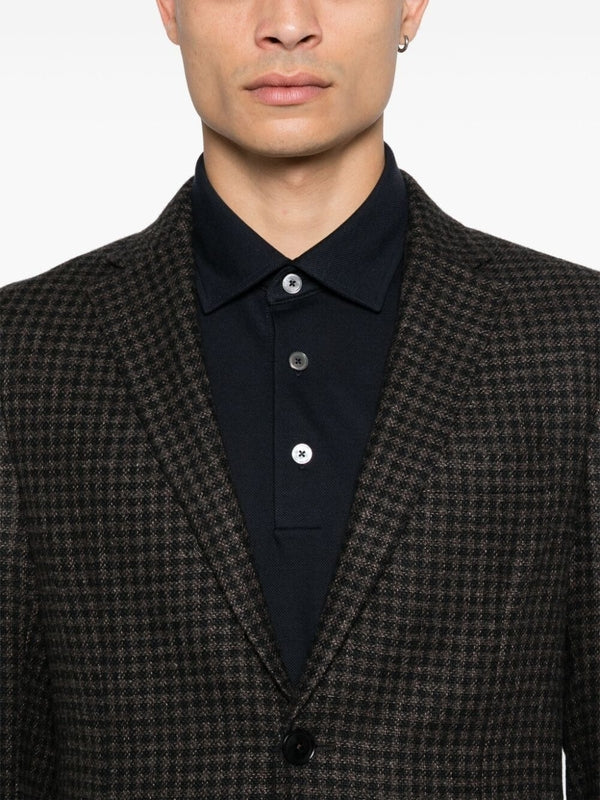 Wool Blend Single Blazer