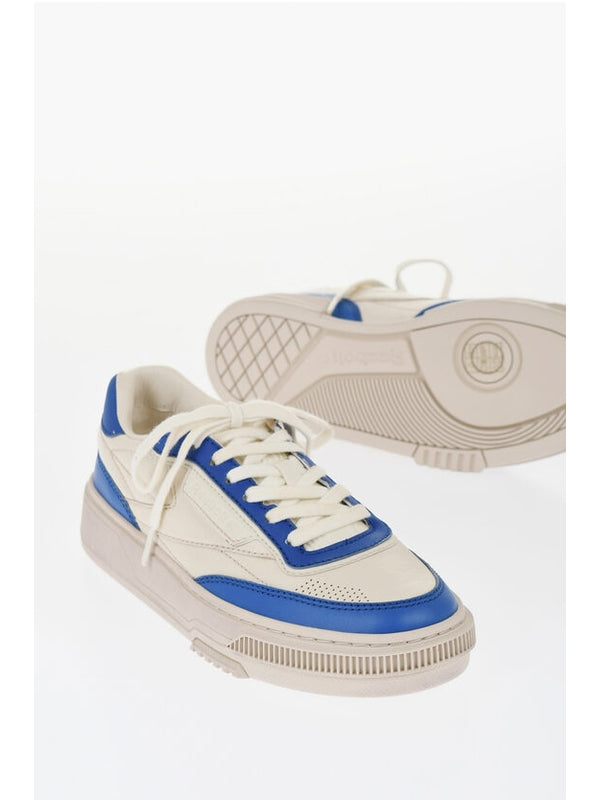 Reebok Blue Beige Low Top Sneakers