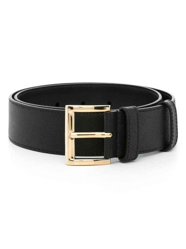 Triangle Logo Leather Belt