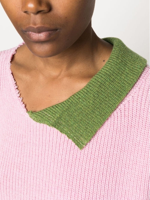 Asymmetrical Rib Knit