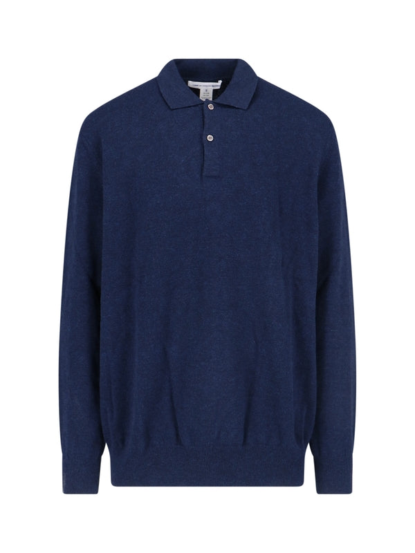 Wool Knit Polo Shirt