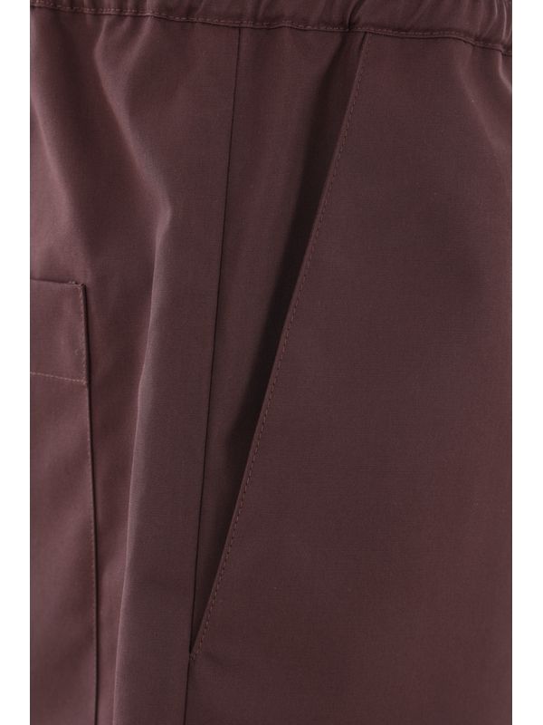 Logo Patch Cotton Shorts