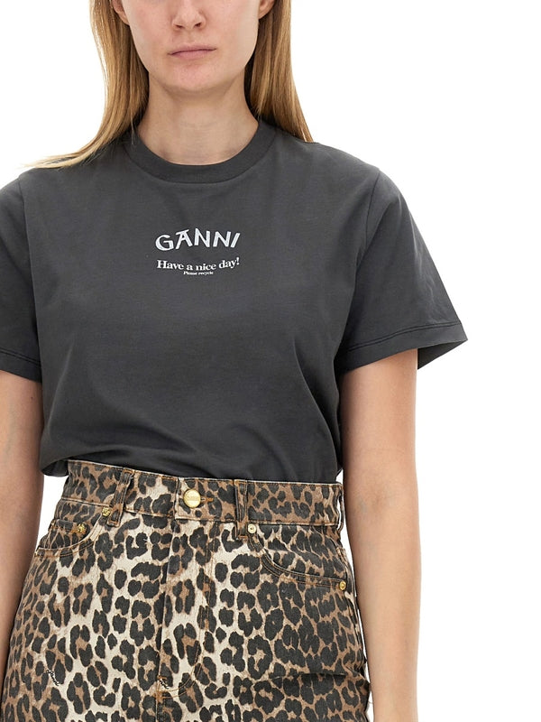 Logo Printing Cotton T-Shirt