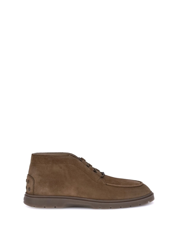 Tod's Brown Lace-up Boots
