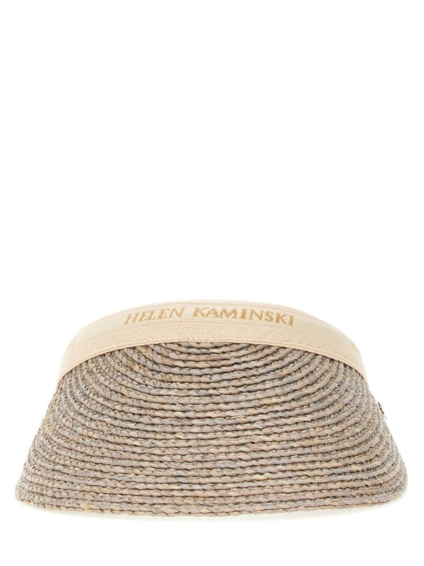 Bianca Raffia Visor Hat