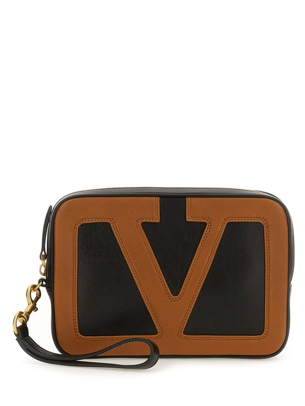 Valentino Black Brown Wallets