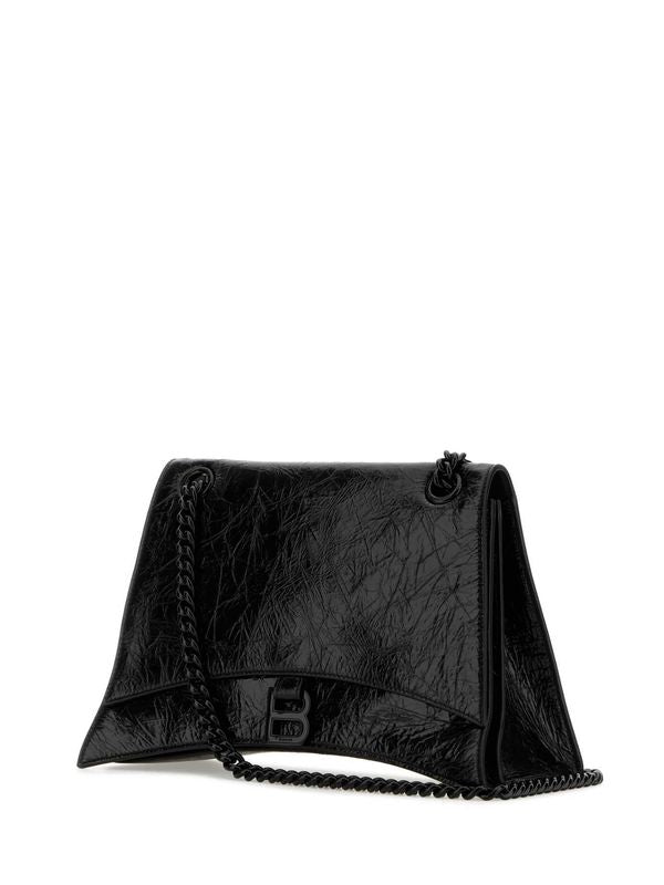 Balenciaga Crush Medium Black Crossbody & Shoulder Bags