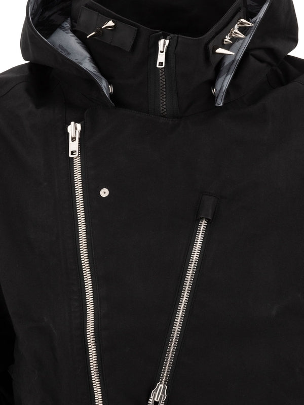 J68w Zip Detail Hooded Jacket