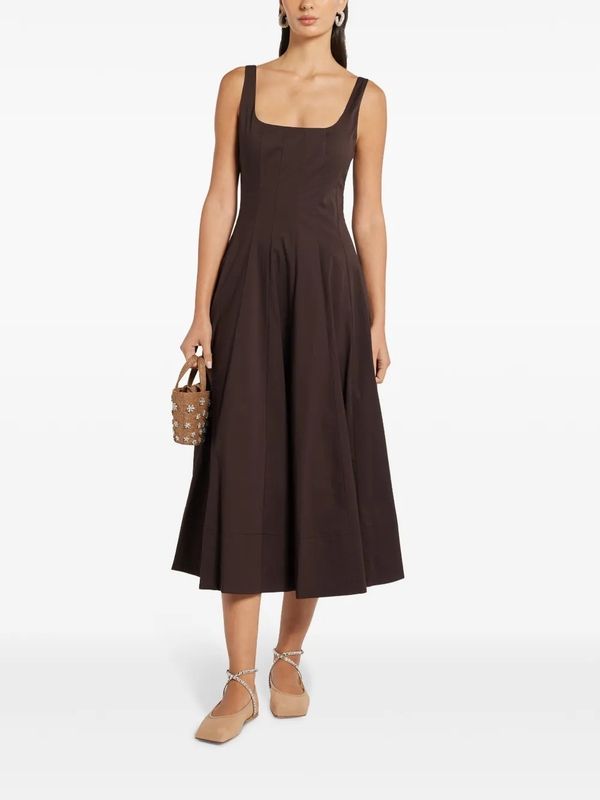 Wells Pleats Sleeveless Dress