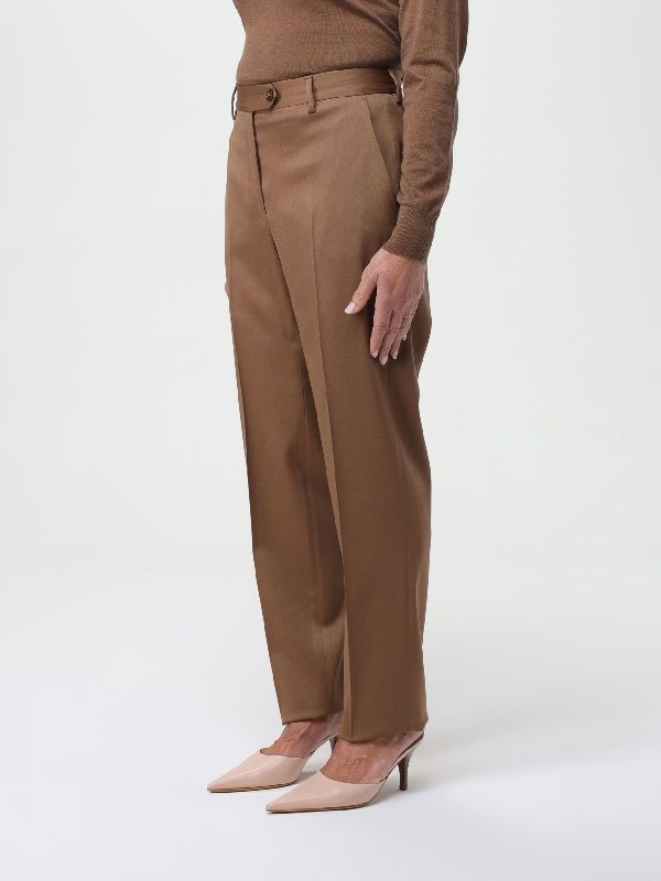 Wool Blend Tailored Pants