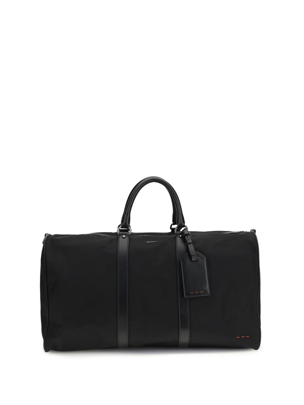 Kiton Black Boston Bags
