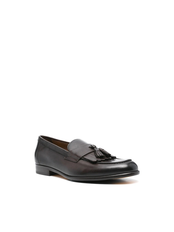 Tassel Detail Calfskin Loafers