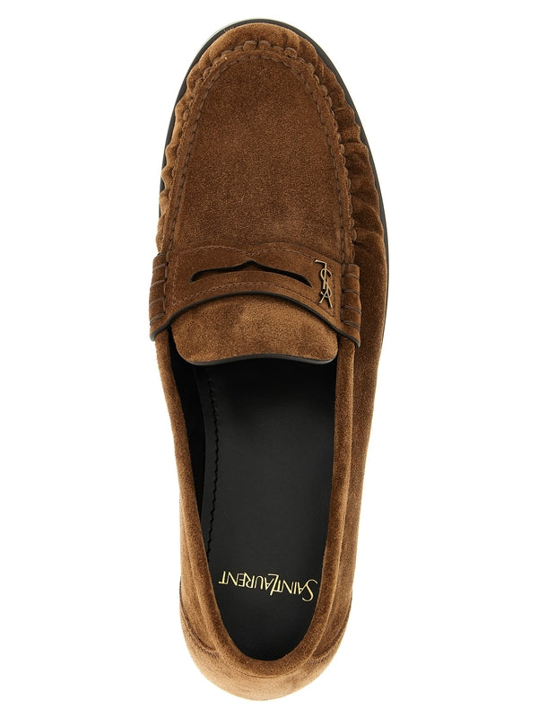 Saint Laurent Brown Loafers