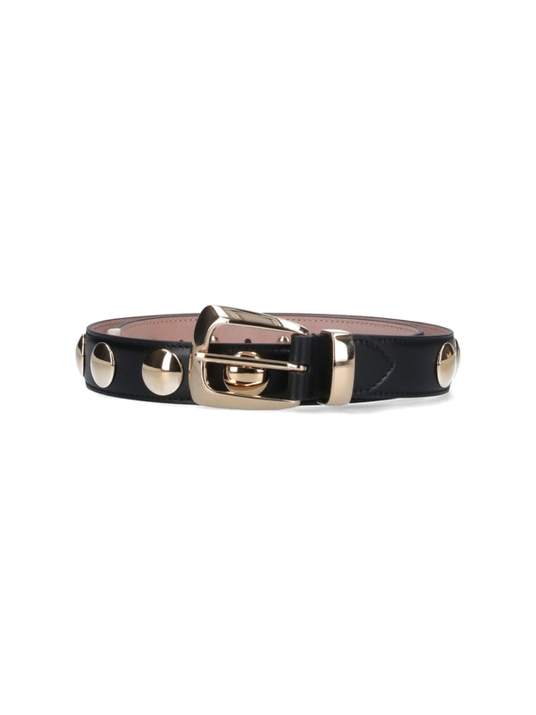 Stud Detail Leather Belt