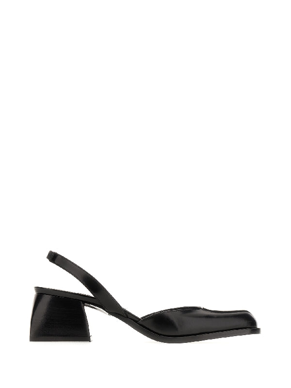 Bulla Black Slingback Heels