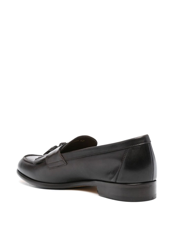 Tassel Detail Calfskin Loafers
