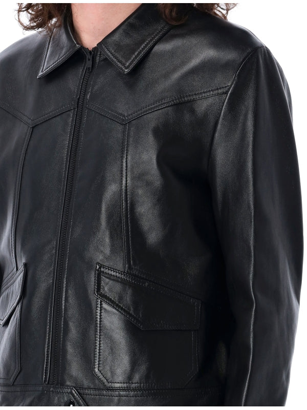 Loose Leather Jacket