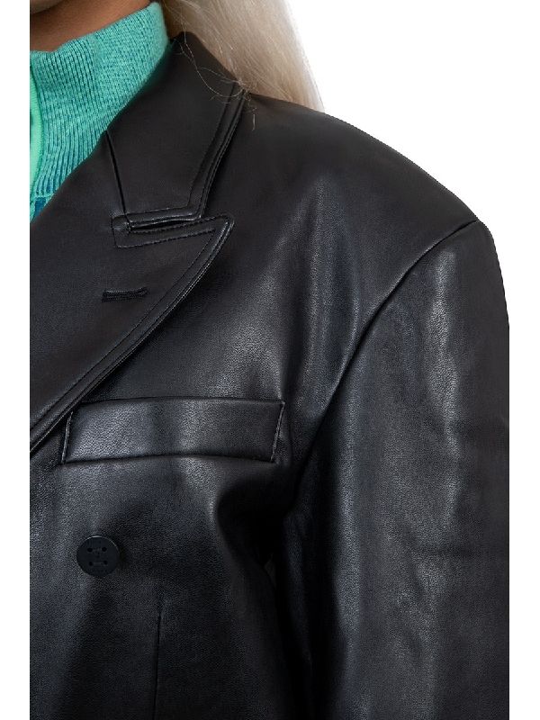 Back Logo Embossed Jacket