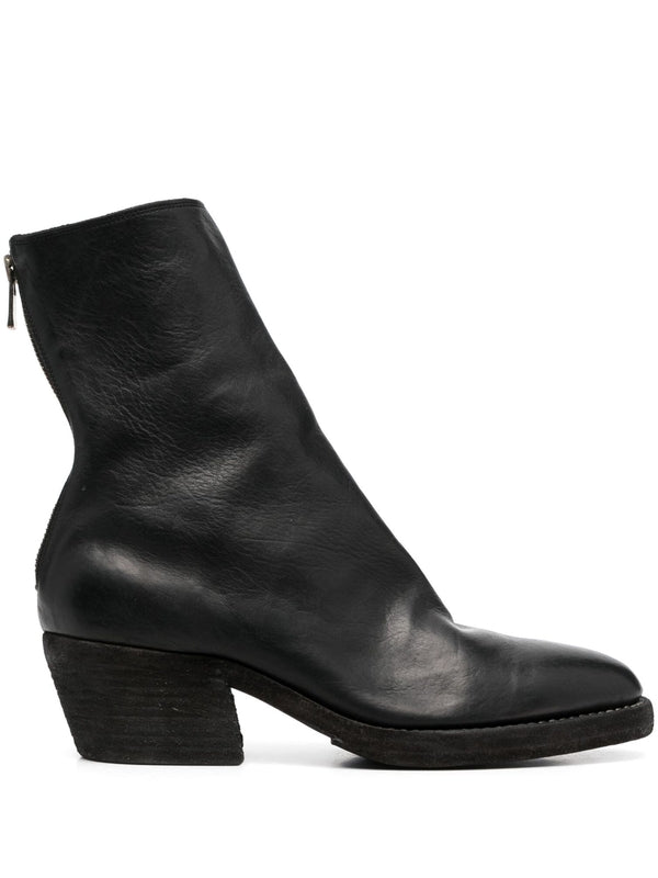 Texan Leather Ankle Boots