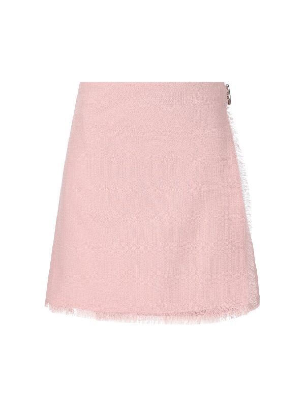 Buckle Detail Back Pleat
  Skirt