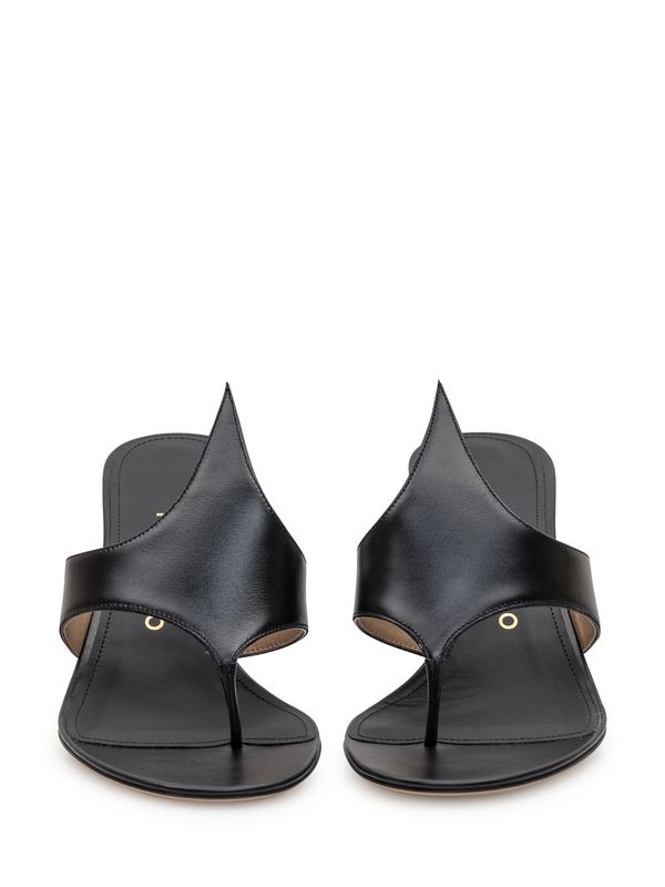 Fiamma Leather Sandal Heels