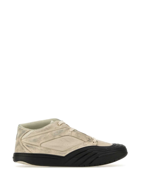 Beige Low Top Sneakers