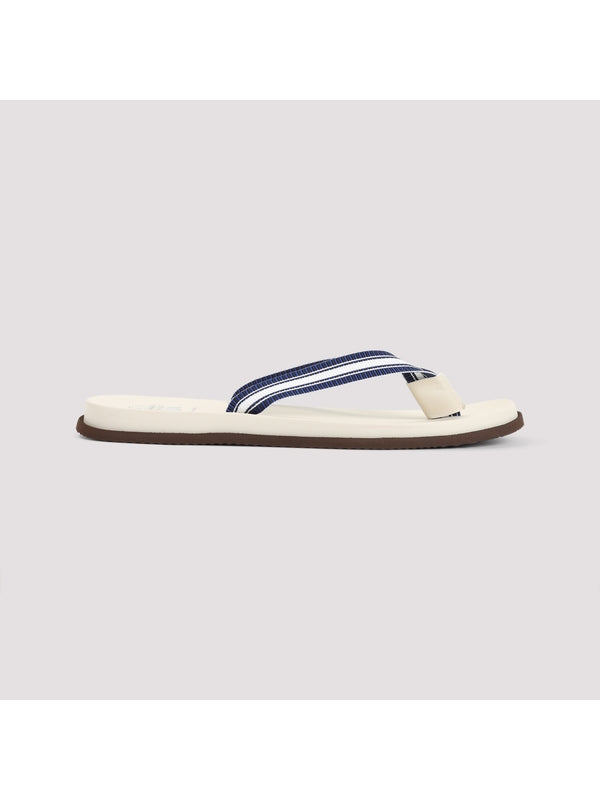 Stripe Band Detail Flip-Flops