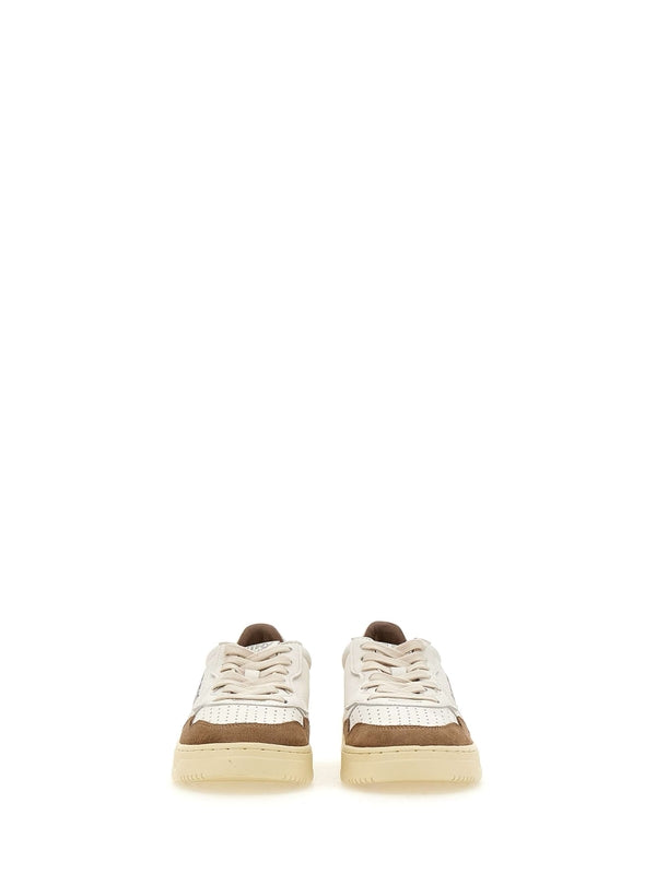 Autry Beige Low Top Sneakers