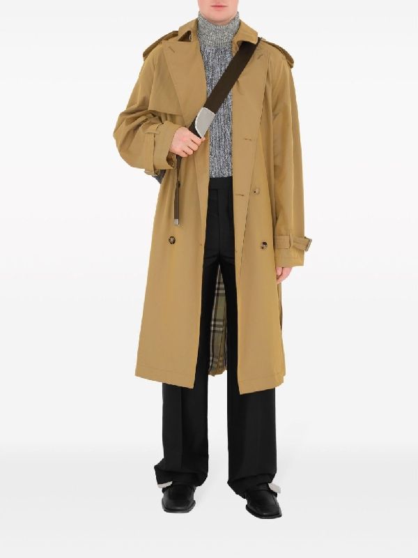 Belted Cotton Trench Coat