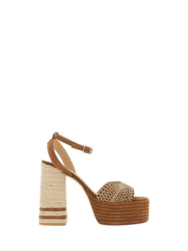 Castañer Brown Wedge Sandals