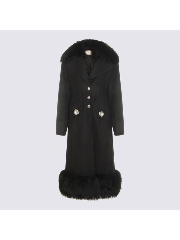Blumarine Black Coats