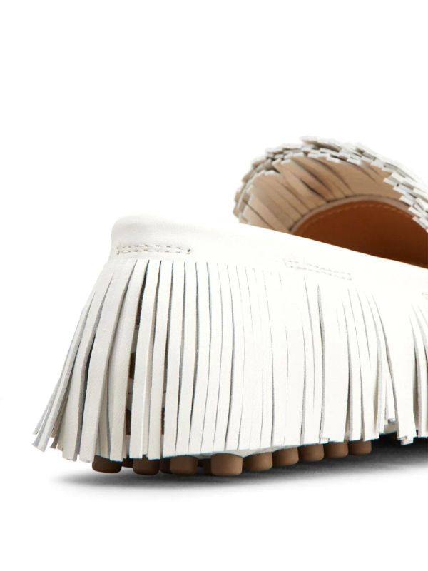 镂空细节牛仔裤