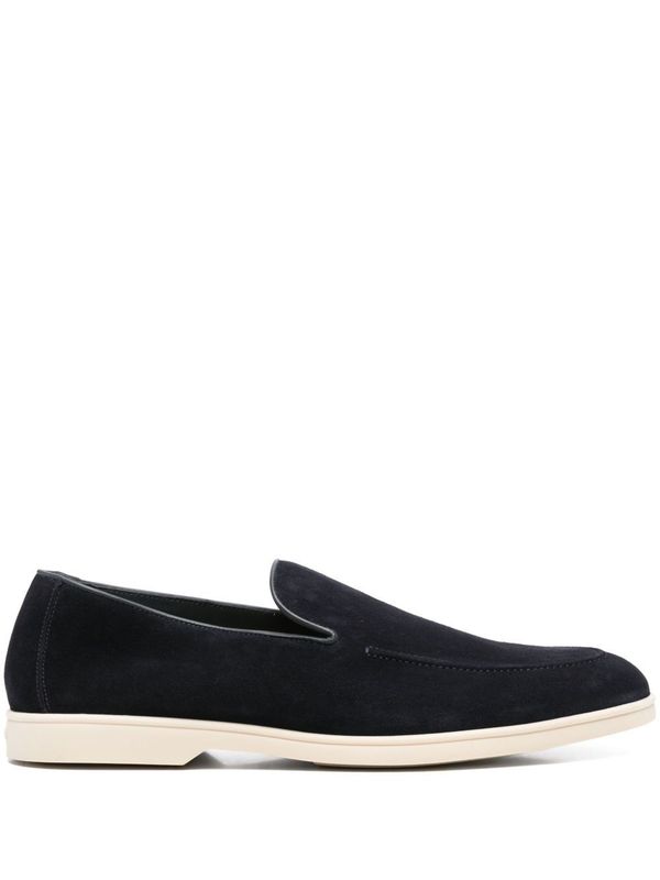 Suede Moccasin Loafers