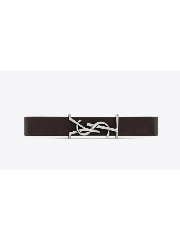 Cassandra Logo Leather Bracelet