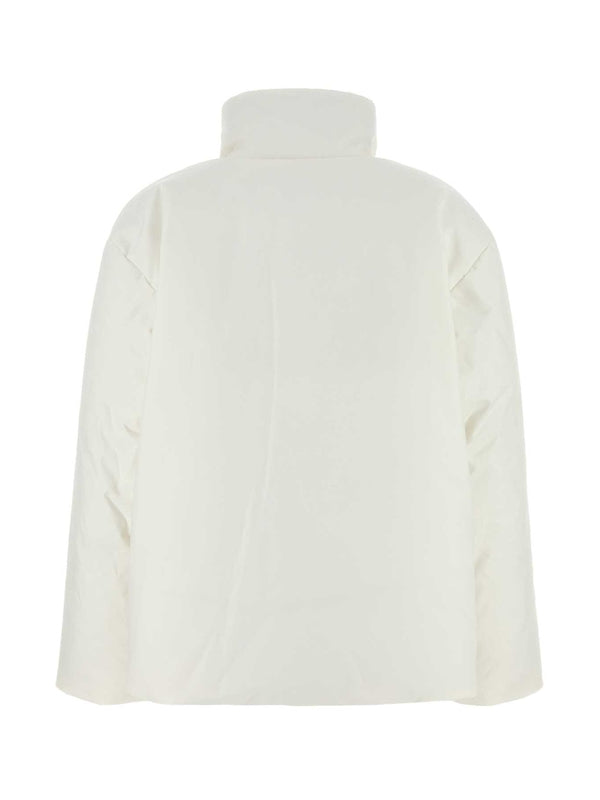 White Cotton Padded Jacket