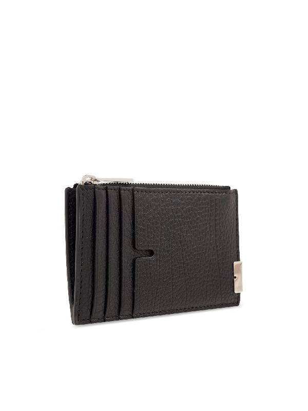 B Cut Zipper Cardholder