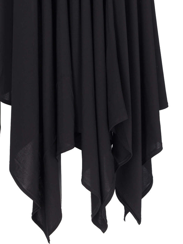 Melinda Drape Asymmetric Dress