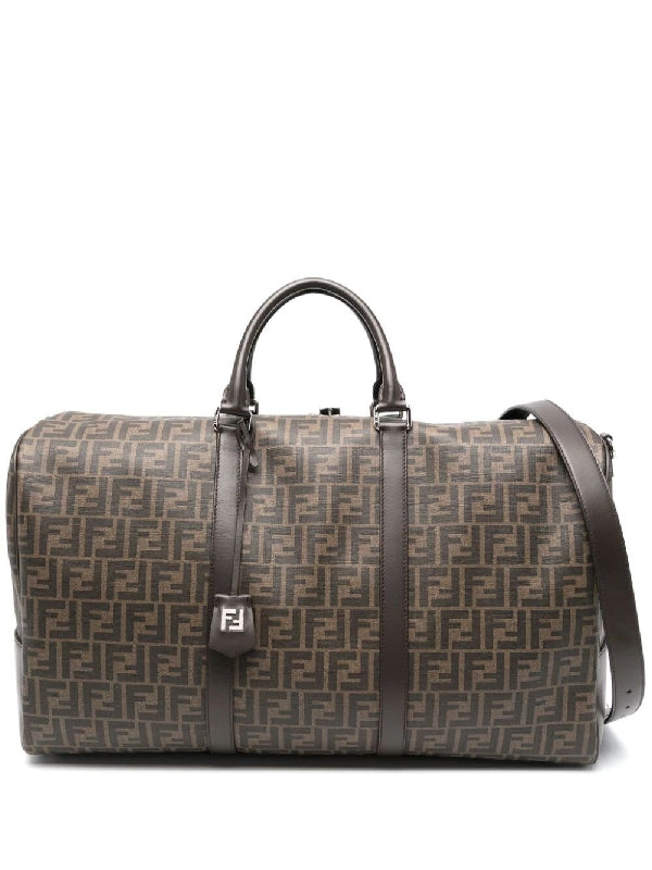 FF Jacquard Fabric Large Duffel Bag