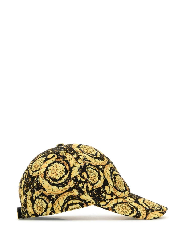 Allover Baroque Printing Baseball Cap