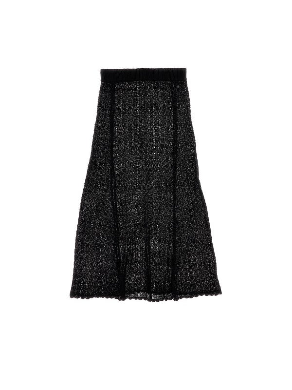 ポインテール ビスコース ブレンド スカート