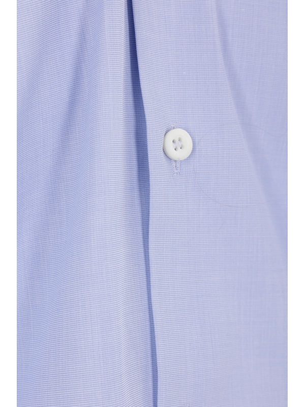 Back Triangle Logo Patch Cotton Shirt