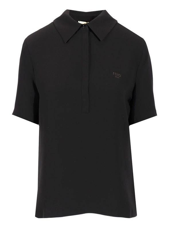 Embroidered Logo Short Sleeve Polo Shirt