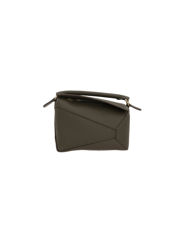 Puzzle Leather Mini Shoulder Bag