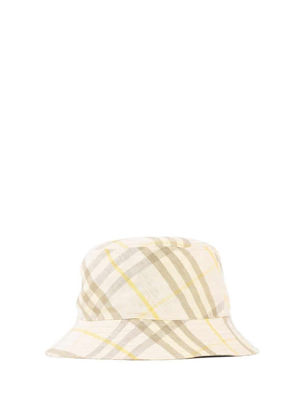 Check Patterned Bucket Hat