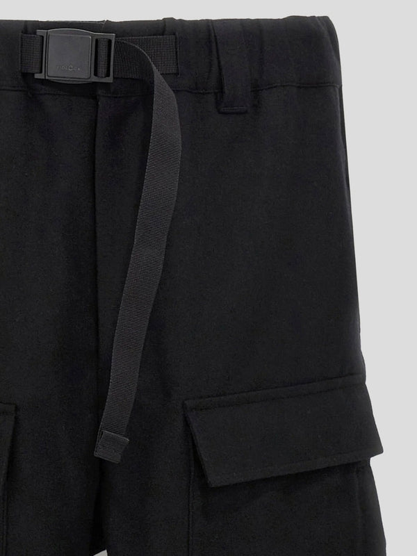 Wool Belt Cargo Pants