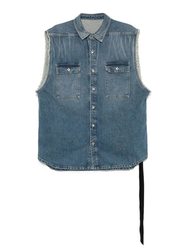 Tommy Strap Denim Vest