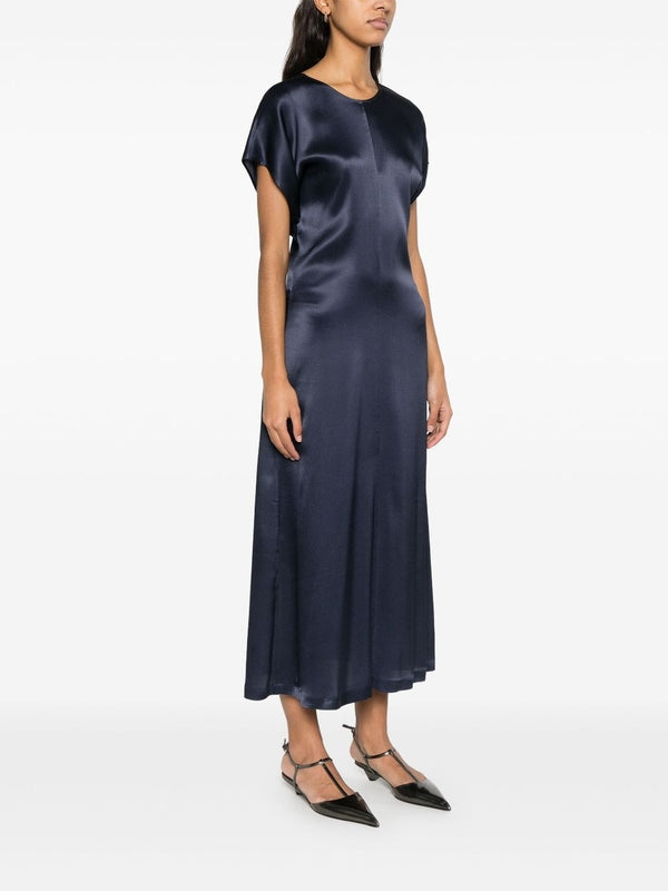 Elga Silk Blend Long Dress