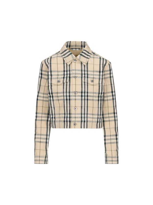 Vintage Check Cotton Jacket